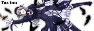 Rating: Safe Score: 0 Tags: 1girl black_dress black_wings blurry depth_of_field dress feathers frills hairband image long_hair long_sleeves looking_at_viewer red_eyes silver_hair solo suigintou wings User: admin