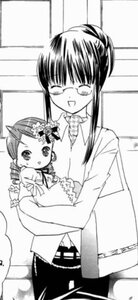 Rating: Safe Score: 0 Tags: 2girls blush drill_hair glasses greyscale hair_ornament hug image kanaria kusabue_mitsu long_hair long_sleeves monochrome multiple_girls open_mouth smile solo User: admin