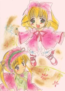 Rating: Safe Score: 0 Tags: 2girls :d blonde_hair blue_eyes blush bow dress drill_hair full_body green_eyes hair_bow hina_ichigo hinaichigo image long_sleeves looking_at_viewer multiple_girls open_mouth pair pink_bow pink_dress shinku smile standing User: admin