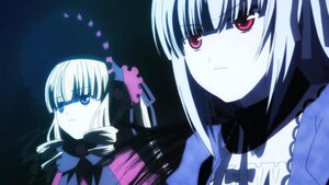 Rating: Safe Score: 0 Tags: 2girls bangs blue_eyes blunt_bangs image long_hair looking_at_viewer multiple_girls pair shinku suigintou User: admin