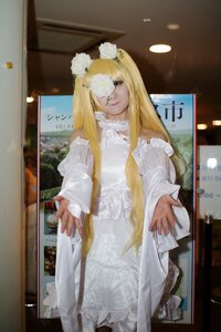 Rating: Safe Score: 0 Tags: 1girl bangs blonde_hair dress flower hair_flower hair_ornament kirakishou lips long_hair photo solo very_long_hair white_dress User: admin