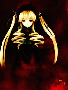 Rating: Safe Score: 0 Tags: 1girl black_background blonde_hair dress drill_hair expressionless flower image long_hair long_sleeves looking_at_viewer red_eyes rose shinku simple_background solo twintails very_long_hair User: admin