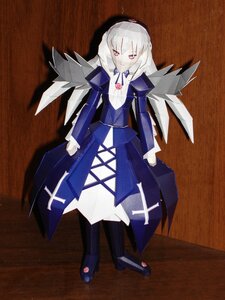 Rating: Safe Score: 0 Tags: 1girl bangs closed_mouth doll dress full_body long_sleeves looking_at_viewer red_eyes solo standing suigintou white_hair wings User: admin
