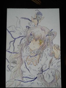 Rating: Safe Score: 0 Tags: 1girl blue_flower blue_rose border dress flower frills hair_flower hair_ornament image kirakishou letterboxed long_hair ribbon rose shikishi solo traditional_media watercolor_(medium) white_flower white_rose yellow_eyes User: admin