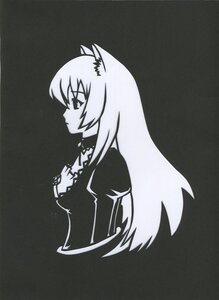 Rating: Safe Score: 0 Tags: 1girl animal_ears breasts cat_ears choker cleavage closed_mouth dress from_side greyscale image long_hair long_sleeves monochrome profile simple_background solo suigintou traditional_media upper_body User: admin