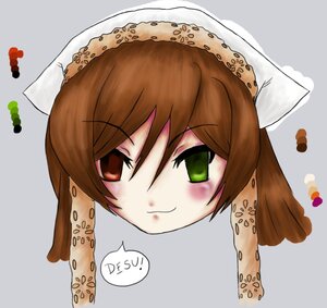 Rating: Safe Score: 0 Tags: 1girl animal_print auto_tagged blush brown_hair cookie food green_eyes image lace leopard_print object_on_head solo suiseiseki tiger_print User: admin