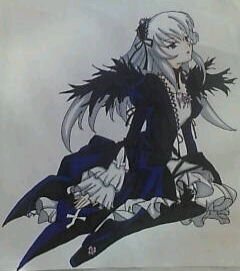 Rating: Safe Score: 0 Tags: 1girl boots dress frills full_body grey_hair hair_ornament image long_hair solo suigintou thigh_boots User: admin