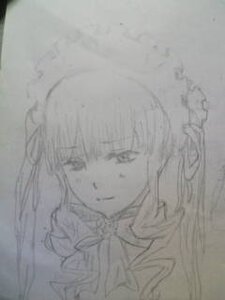 Rating: Safe Score: 0 Tags: 1girl image monochrome shinku sketch solo traditional_media User: admin