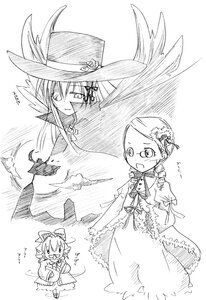 Rating: Safe Score: 0 Tags: 3girls bespectacled blush bow cape dress flower flying glasses greyscale hat hina_ichigo image kanaria long_hair long_sleeves looking_back monochrome moon multiple multiple_girls rose rozen_maiden silhouette standing suigintou surprised tagme takami_ryou top_hat wings witch_hat User: admin