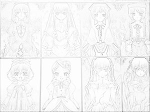 Rating: Safe Score: 0 Tags: dress image long_hair long_sleeves looking_at_viewer monochrome multiple multiple_girls sketch smile suigintou tagme User: admin