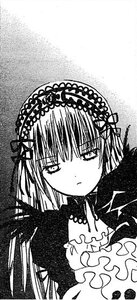 Rating: Safe Score: 0 Tags: 1girl bangs closed_mouth dress eyebrows_visible_through_hair frills greyscale hairband image lolita_hairband long_hair long_sleeves looking_at_viewer monochrome ribbon simple_background solo suigintou upper_body wings User: admin