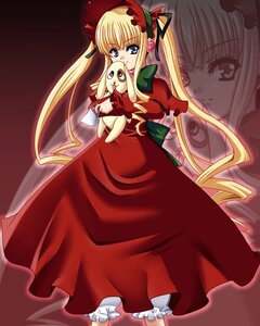 Rating: Safe Score: 0 Tags: 1girl blonde_hair bloomers blue_eyes bonnet bow commentary_request dress drill_hair frills green_bow hayami_kyuuen image kunkun long_hair long_sleeves looking_at_viewer red_dress rozen_maiden shinku solo twintails underwear very_long_hair zoom_layer User: admin