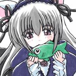 Rating: Safe Score: 0 Tags: 1girl blush eyebrows_visible_through_hair hair_ribbon hairband image long_hair long_sleeves mosaic_censoring pixel_art red_eyes ribbon silver_hair solo suigintou User: admin