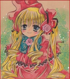 Rating: Safe Score: 0 Tags: 1girl 56657230_p0 blonde_hair blue_eyes bonnet bow colored_pencil_(medium) drill_hair flower image long_hair looking_at_viewer marker_(medium) millipen_(medium) pastel_(medium) pink_flower pink_rose red_flower red_rose rose shikishi shinku smile solo traditional_media twin_drills twintails very_long_hair watercolor_(medium) User: admin