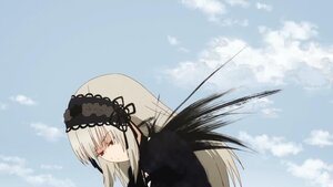 Rating: Safe Score: 0 Tags: 1girl black_ribbon cloud day dress frills hairband image long_hair long_sleeves looking_at_viewer outdoors red_eyes sky solo suigintou User: admin