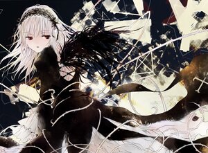 Rating: Safe Score: 0 Tags: 1girl bangs black_dress black_ribbon black_wings dress feathered_wings feathers flower frills hairband image lolita_hairband long_hair long_sleeves looking_at_viewer red_eyes ribbon rose solo suigintou wings User: admin