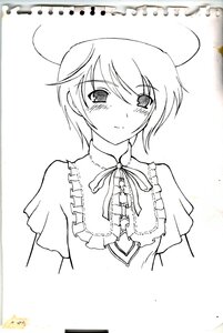 Rating: Safe Score: 0 Tags: 1girl blush eyebrows_visible_through_hair frills greyscale image looking_at_viewer monochrome neck_ribbon ribbon short_hair smile solo souseiseki upper_body User: admin