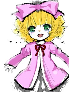 Rating: Safe Score: 0 Tags: 1girl :d blonde_hair bow bug butterfly dress frills green_eyes hina_ichigo hinaichigo image insect long_sleeves looking_at_viewer open_mouth pink_bow pink_dress ribbon short_hair smile solo User: admin