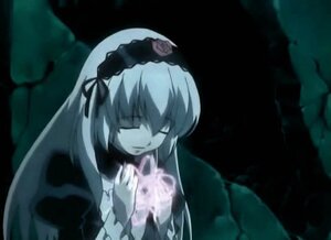 Rating: Safe Score: 0 Tags: 1girl closed_eyes closed_mouth dress flower frills hairband image long_hair long_sleeves rose silver_hair smile solo suigintou upper_body wings User: admin