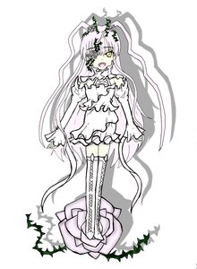 Rating: Safe Score: 0 Tags: 1girl boots dress flower image kirakishou long_hair plant rose solo thigh_boots thighhighs veil very_long_hair vines yellow_eyes User: admin