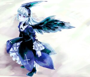 Rating: Safe Score: 0 Tags: 1girl auto_tagged bangs black_dress black_wings dress feathered_wings feathers frilled_sleeves frills full_body hairband image juliet_sleeves lolita_hairband long_hair long_sleeves puffy_sleeves red_eyes ribbon rose solo standing suigintou wide_sleeves wings User: admin