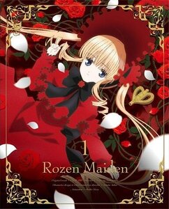 Rating: Safe Score: 0 Tags: 1girl blonde_hair blue_eyes bow bowtie dress flower image long_hair long_sleeves looking_at_viewer petals red_dress rose shinku solo User: admin