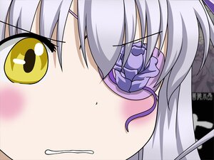 Rating: Safe Score: 0 Tags: 1girl bangs barasuishou close-up enju_maiden eyepatch face gununu hair_between_eyes rozen_maiden silver_hair solo User: admin