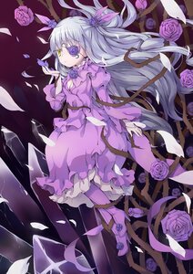 Rating: Safe Score: 0 Tags: 1girl barasuishou dress eyepatch flower frills image long_hair long_sleeves petals pink_flower pink_rose purple_dress purple_flower purple_rose red_rose ribbon rose rose_petals solo thorns two_side_up very_long_hair vines white_rose User: admin