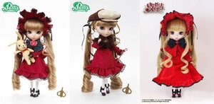 Rating: Safe Score: 0 Tags: 1girl blonde_hair blue_eyes bonnet bow chibi doll dress flower long_hair long_sleeves looking_at_viewer multiple_views red_dress shinku solo twintails User: admin