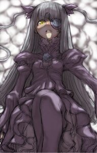 Rating: Safe Score: 0 Tags: 1girl artist_request barasuishou blurry blurry_foreground depth_of_field dress eyepatch flower frills image long_hair long_sleeves looking_at_viewer puffy_sleeves rose rozen_maiden silver_hair sitting solo two_side_up very_long_hair yellow_eyes User: admin