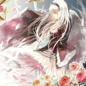 Rating: Safe Score: 0 Tags: 1girl black_flower black_rose black_wings blue_rose bouquet dress feathered_wings feathers flower green_flower hairband holding_bouquet image long_hair orange_flower petals pink_flower pink_rose purple_flower purple_rose red_flower red_rose rose rose_petals solo suigintou thorns white_flower white_rose wings yellow_flower yellow_rose User: admin