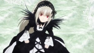 Rating: Safe Score: 0 Tags: 1girl bangs black_dress black_ribbon black_wings closed_mouth dress frills hairband image long_hair long_sleeves looking_at_viewer red_eyes ribbon silver_hair solo suigintou very_long_hair water wings User: admin