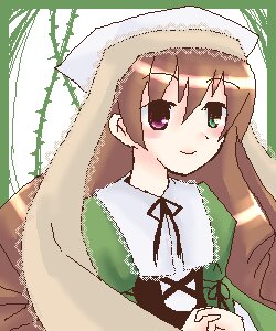 Rating: Safe Score: 0 Tags: 1girl blush brown_hair closed_mouth dress green_background green_dress hat head_scarf heterochromia image long_hair long_sleeves own_hands_together red_eyes siblings solo suiseiseki upper_body User: admin