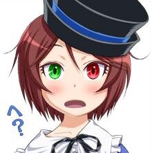 Rating: Safe Score: 0 Tags: 1girl blush green_eyes hat image looking_at_viewer mosaic_censoring portrait red_eyes short_hair simple_background solo souseiseki white_background User: admin