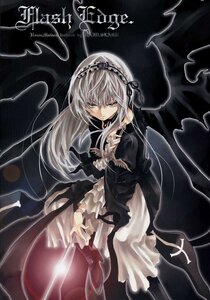 Rating: Safe Score: 0 Tags: 1girl black_wings doll_joints doujinshi doujinshi_#29 dress frills hairband image joints long_hair long_sleeves looking_at_viewer multiple red_eyes rose silver_hair solo suigintou wings User: admin