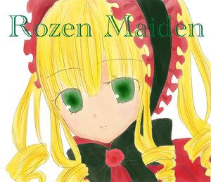Rating: Safe Score: 0 Tags: 1girl blonde_hair blush bow drill_hair flower green_eyes image long_hair looking_at_viewer ringlets rose shinku sidelocks simple_background solo twin_drills twintails white_background User: admin
