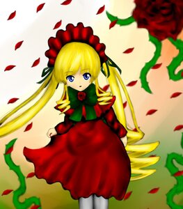 Rating: Safe Score: 0 Tags: 1girl auto_tagged blonde_hair blue_eyes bonnet bow bowtie dress drill_hair flower green_bow image long_hair long_sleeves looking_at_viewer pantyhose petals red_dress rose rose_petals shinku sidelocks solo twin_drills twintails very_long_hair white_legwear User: admin