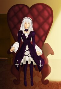 Rating: Safe Score: 0 Tags: 1girl armchair black_dress chair dress flower frills full_body hairband image juliet_sleeves long_hair long_sleeves looking_at_viewer pantyhose puffy_sleeves silver_hair sitting solo suigintou very_long_hair wide_sleeves User: admin