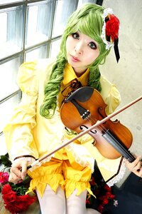 Rating: Safe Score: 0 Tags: 1girl bow_(instrument) braid drill_hair electric_guitar flower frills green_hair guitar hair_flower hair_ornament holding_instrument instrument kanaria lips music orange_flower pantyhose pink_rose playing_instrument plectrum red_flower red_rose rose solo violin yellow_rose User: admin