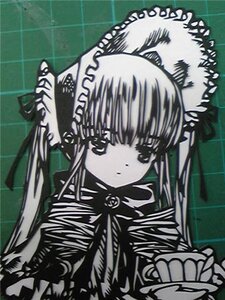 Rating: Safe Score: 0 Tags: 1girl animal_ears argyle bangs blush cat_ears checkered checkered_background dress frills green_theme image lolita_fashion long_sleeves looking_at_viewer monochrome shinku solo upper_body User: admin