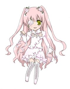 Rating: Safe Score: 0 Tags: 1girl bad_id bad_pixiv_id boots chibi cross-laced_footwear dress eyepatch flower frills full_body highres image inume_(pixiv91007) kirakishou knee_boots long_hair open_mouth photoshop_(medium) pink_hair rose rozen_maiden smile solo striped thigh_boots thighhighs two_side_up very_long_hair white_flower white_footwear white_rose yellow_eyes User: admin