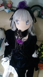 Rating: Safe Score: 0 Tags: 1girl bangs black_dress blue_eyes doll dress flower frills gothic_lolita lolita_fashion long_hair photo puffy_sleeves rose solo suigintou User: admin