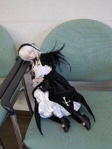 Rating: Safe Score: 0 Tags: 1girl bangs black_dress closed_eyes closed_mouth doll dress full_body hairband long_hair long_sleeves solo suigintou very_long_hair User: admin