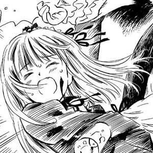 Rating: Safe Score: 0 Tags: 1girl blush closed_eyes dress greyscale image long_hair long_sleeves monochrome open_mouth smile solo suigintou upper_body User: admin