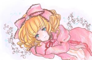 Rating: Safe Score: 0 Tags: 1girl blonde_hair blue_eyes blush bow dress hair_bow hina_ichigo hinaichigo image long_sleeves looking_at_viewer pink_bow pink_dress puffy_sleeves ribbon short_hair smile solo striped User: admin