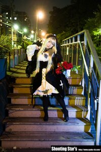 Rating: Safe Score: 0 Tags: 1girl blonde_hair bouquet dress flower long_hair red_flower red_rose rose solo suigintou User: admin