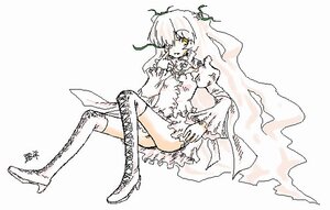 Rating: Safe Score: 0 Tags: 1girl auto_tagged boots cross-laced_footwear crossed_legs dress image kirakishou lace-up_boots long_hair long_sleeves sitting solo striped thigh_boots thighhighs User: admin