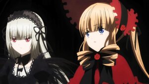 Rating: Safe Score: 0 Tags: 2girls blonde_hair blue_eyes bonnet bow dress drill_hair flower hairband image long_hair multiple_girls pair ribbon rose shinku silver_hair suigintou twintails User: admin