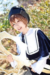 Rating: Safe Score: 0 Tags: 1girl 3d blurry blurry_background brown_hair depth_of_field dress green_eyes hat long_sleeves outdoors photo_background short_hair smile solo souseiseki User: admin