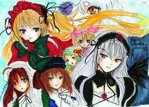 Rating: Safe Score: 0 Tags: blonde_hair blue_eyes blush bonnet bow brown_hair dress flower frills green_bow green_eyes hairband hat heterochromia hina_ichigo image kanaria long_hair long_sleeves looking_at_viewer multiple multiple_girls pink_bow red_eyes rose shinku siblings silver_hair sisters smile souseiseki suigintou suiseiseki tagme twins twintails wings User: admin